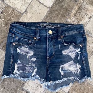 American Eagle Midi Jean shorts